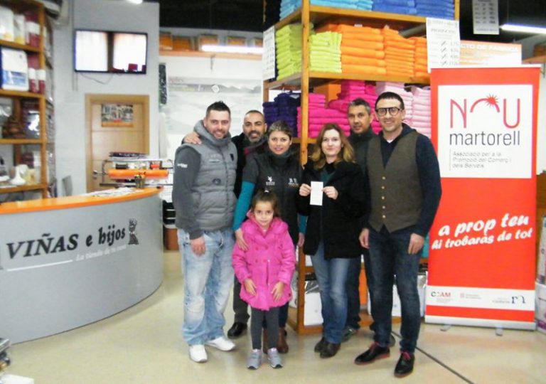Nou Martorell lliura el premi gros d’una campanya de Nadal que ha repartit 9.000 euros