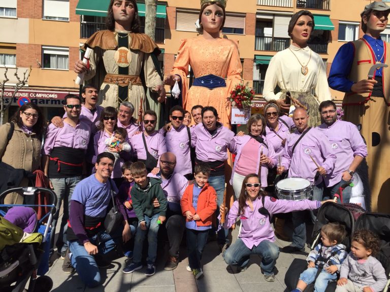 El gegants Ferran i Isabel participen a la 8a Trobada de Gegants de La Llagosta