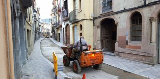 La reurbanització de la plaça Germanes Maestre, carrers Revall i Pere Puig avança a bon ritme