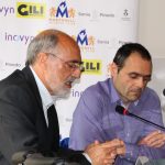 Nacho Pinedo, secretari MAC, i Sergi Cinto, president MAC