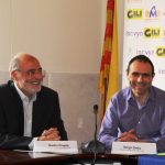 Nacho Pinedo, secretari MAC, i Sergi Cinto, president MAC