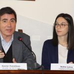 Xavier Fonollosa, alcalde de Martorell, i Belén Leiva, redidora d'Esports