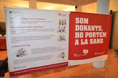 Es dobla el número de donacions de plasma sanguini en l’acapte d’aquest passat dilluns
