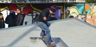 L’associació BLEM mostra una exhibició de patinadors i grafiters a la Skate Plaça