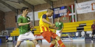 Les seleccions catalanes de futbol sala s’imposen a Euskadi al Pavelló Esportiu Municipal