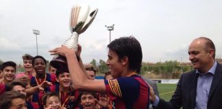 El martorellenc Èric Garcia, campió de Catalunya infantil amb el Barça al CE Torrent de Llops