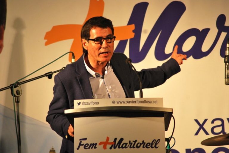Fonollosa: "Diumenge decidirem a les urnes qui ha de seguir fent avançar Martorell"