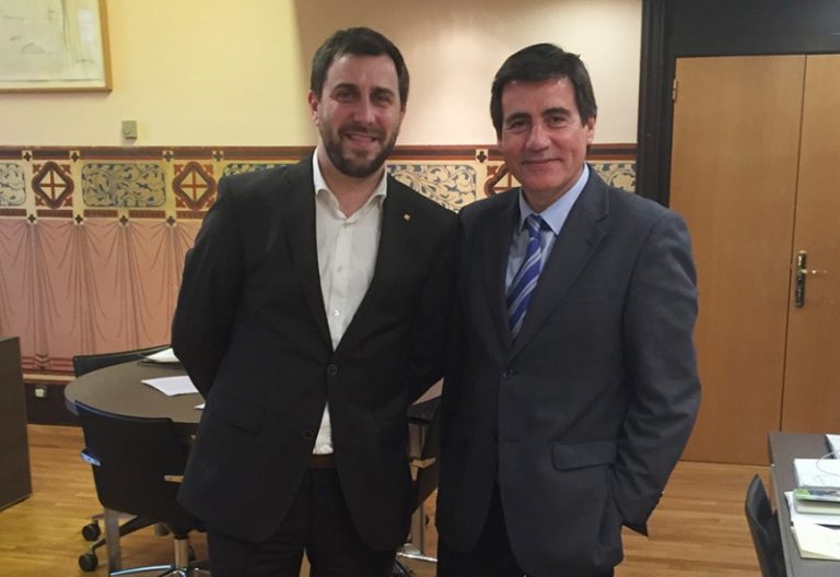 Fonollosa demana al conseller Comín la millora dels serveis assistencials a Martorell