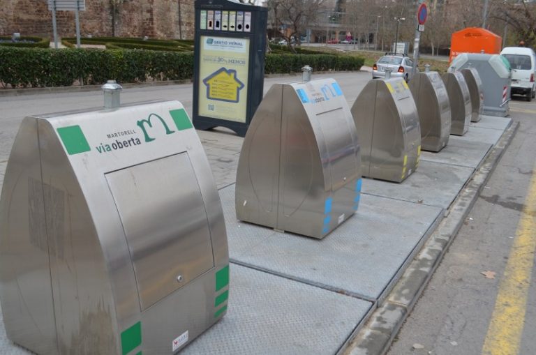 Martorell supera la mitjana catalana de recollida selectiva neta de residus
