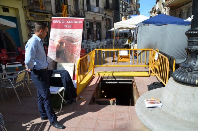 Museus de Martorell obre el refugi antiaeri de la plaça de la Vila aquest cap de setmana