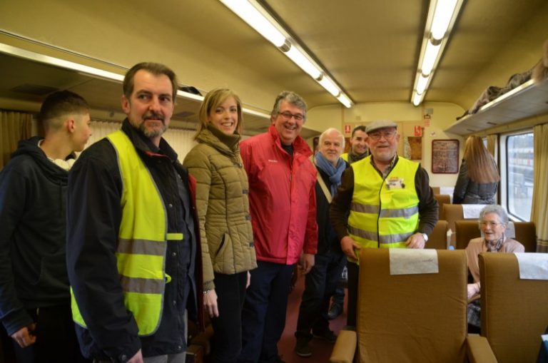 167 passatgers viatgen en Talgo històric en l’aniversari dels Amics del Ferrocarril