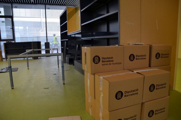 Les feines a la nova Biblioteca avancen a bon ritme de cara a la inauguració de dissabte