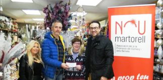 Núria Cervelló guanya 1.000 euros en vals de compra a la campanya de Nadal de Nou Martorell