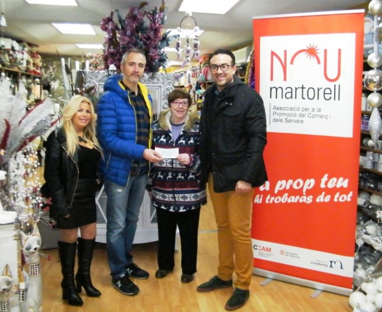 Núria Cervelló guanya 1.000 euros en vals de compra a la campanya de Nadal de Nou Martorell