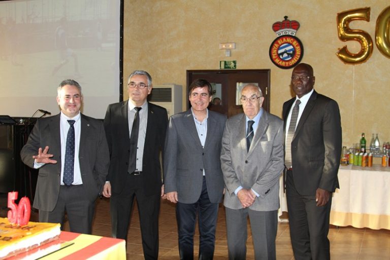 La Penya Blanc Blava celebra el seu 50è aniversari amb el president Joan Collet