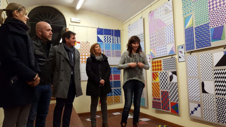 Els alumnes del Col·legi La Mercè exposen ‘Dissenys modulars’ al Museu de L’Enrajolada