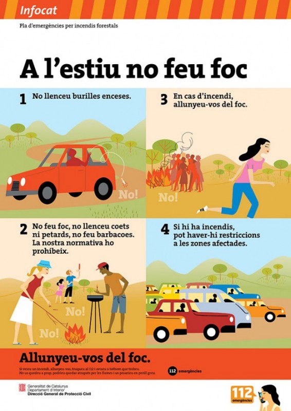 Protecció Civil demana extrema prudència davant el punt màxim d’onada de calor