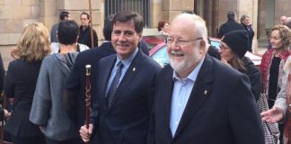 L’alcalde Xavier Fonollosa dóna suport al president Mas per la imputació del 9N