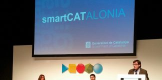 L’alcalde Xavier Fonollosa participa en una conferència de l’Smart City Expo World Congress