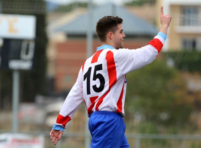 Golejada balsàmica del primer equip del CF Martorell aquest dissabte al camp de l’Espluguenc