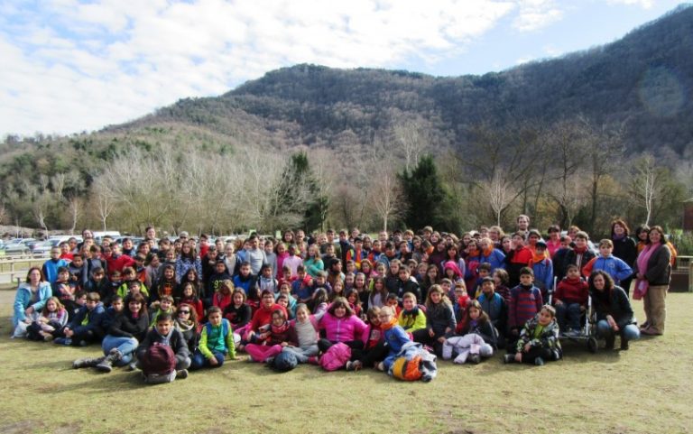 Les cooperatives escolars de Martorell visiten les instal·lacions de La Fageda