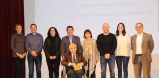 Reconeixement solemne a l’esforç i compromís del Fill Predilecte de Martorell, Màrius Garcia