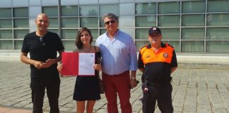 Barceló rep el diploma de formació bàsica per a voluntariat de Protecció Civil