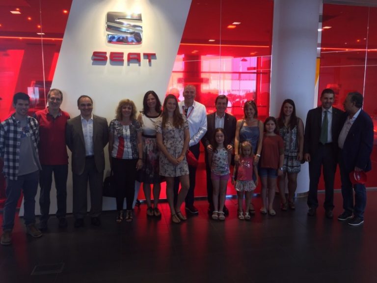 Trobada dels alcaldes de Martorell, Abrera i Sant Esteve amb el president de Seat