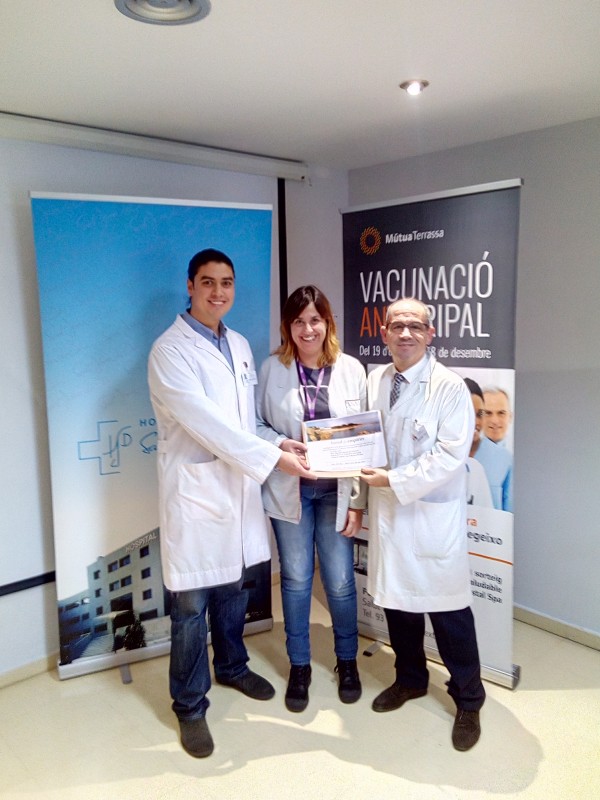 L’Hospital Sant Joan de Déu de Martorell promou i premia la vacunació contra la grip