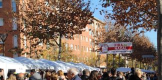 Una cinquantena de botiguers del Nou Martorell participen a la Fira de Nadal a Les Bòbiles
