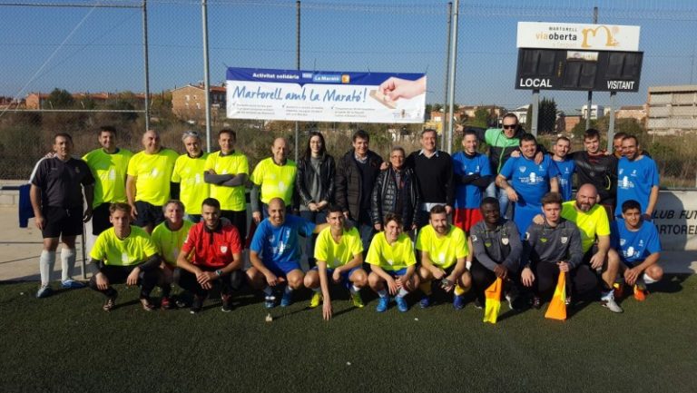 Unes 120 persones col·laboren amb La Marató al torneig solidari del Club de Futbol Martorell