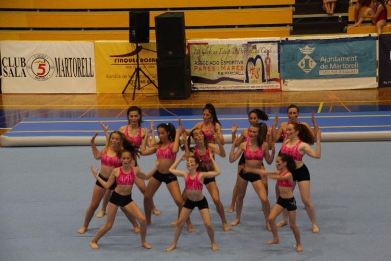 Desfilada de les activitats de New Dance, Gimnàstica Artística i Gent Gran al Pavelló Esportiu