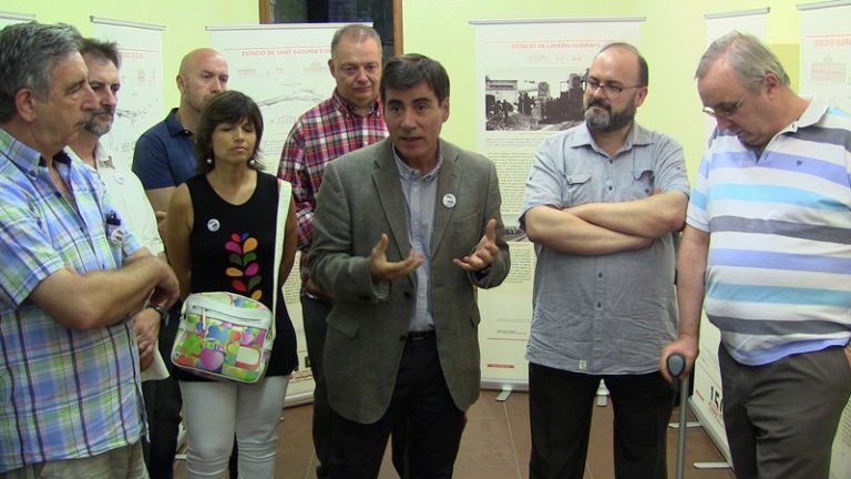 S’inaugura una exposició de trens que demostra l’estratègica ubicació de Martorell