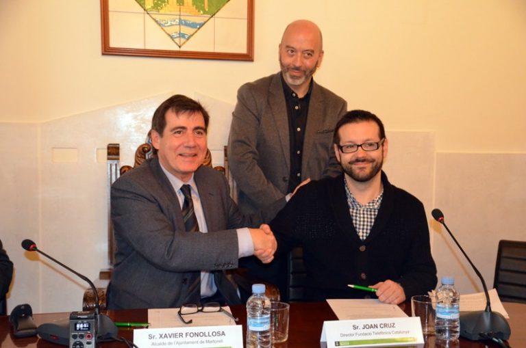 Signat el conveni de la Llançadora d’Ocupació per a la inserció laboral de 25 joves de Martorell