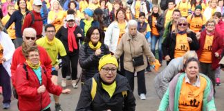 Uns 1.700 caminaires saluden la primavera fent marxa a la muntanya de Martorell