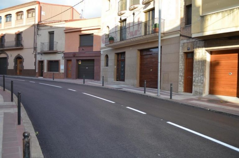 Aquest dimarts comencen les obres d’asfaltatge al carrer Montserrat