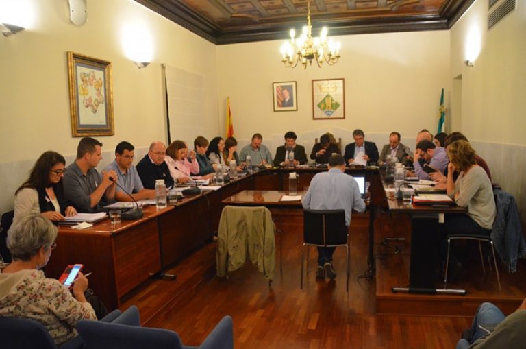 Dilluns vinent se celebrarà a la Casa de La Vila la sessió plenària corresponent a novembre