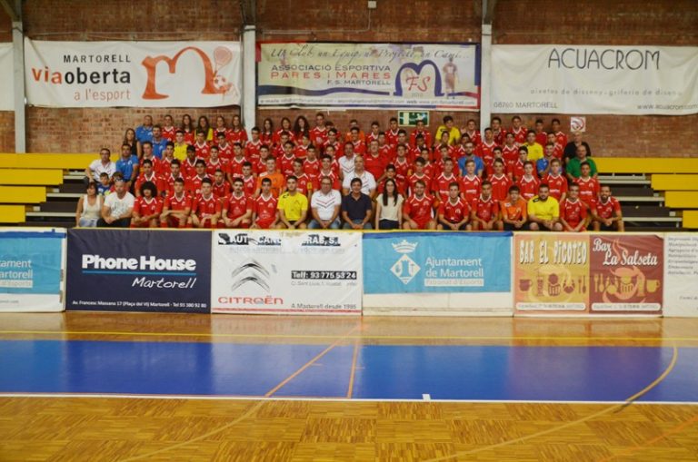 L’AE Pares i Mares FS Martorell es presenta amb l’objectiu d’obtenir tres ascensos en aquest curs