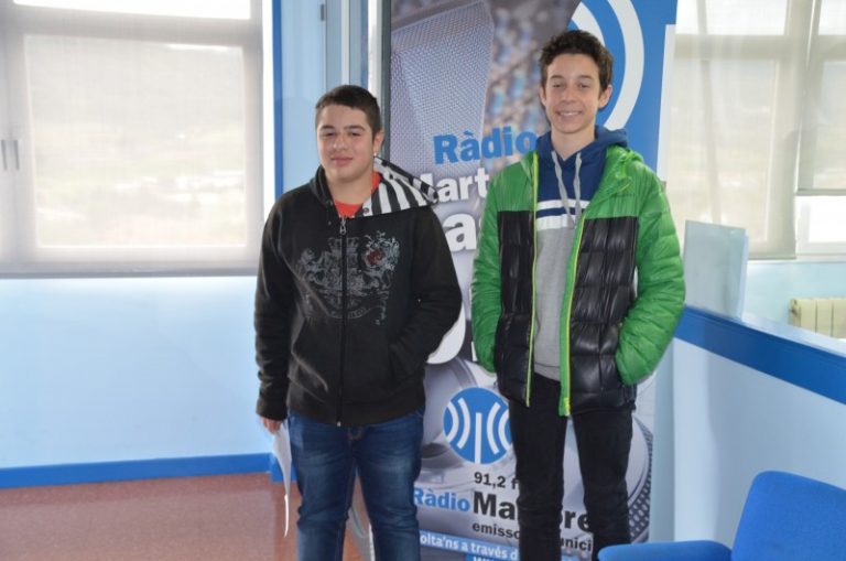 Els escolars Raül Ortega i Guillem Navarro, guardonats amb el Premi Sambori de narrativa