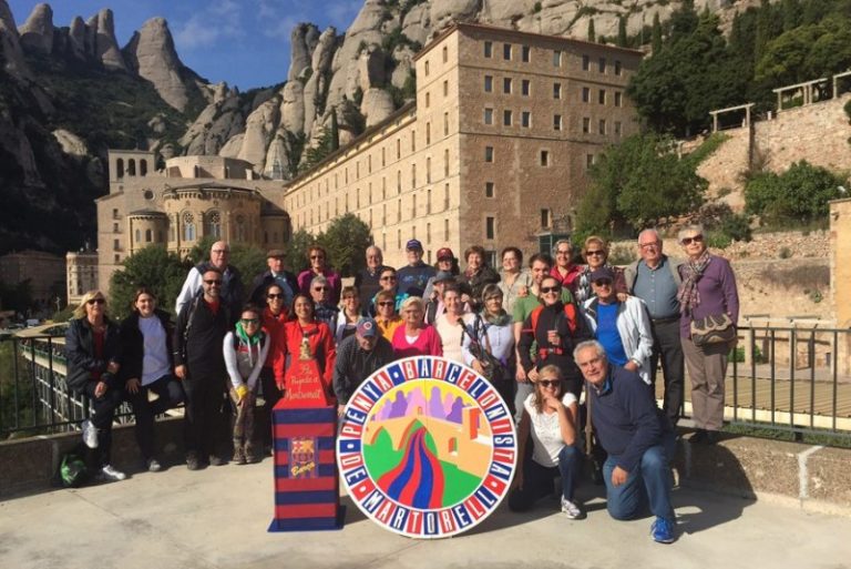 La Penya Barcelonista celebra els 40 anys de la pujada a Montserrat amb novetats en la sortida