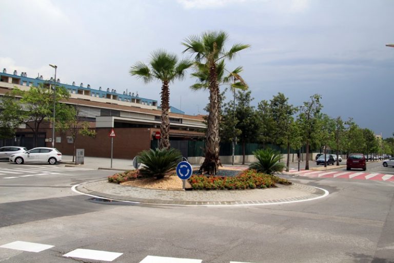 Oberta a la circulació la nova rotonda de l’avinguda del Camí Fondo i el carrer Cervelló