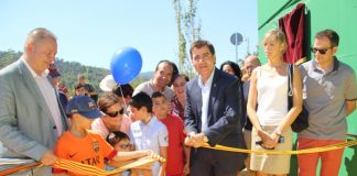 L’alcalde Xavier Fonollosa inaugura el Parc de les Solanelles, situat al barri de Buenos Aires