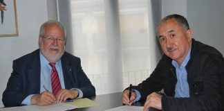 Signen un conveni per a la cessió de l’ús d’un local a UGT propietat de l’Ajuntament