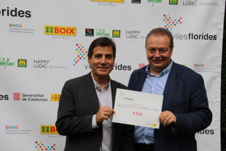 La Confederació d’Horticultura Ornamental torna a distingir Martorell com a Vila Florida