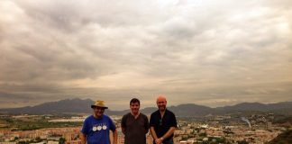 L’alcalde Fonollosa i els regidors Bargués i Corral visiten les obres a Sant Genís