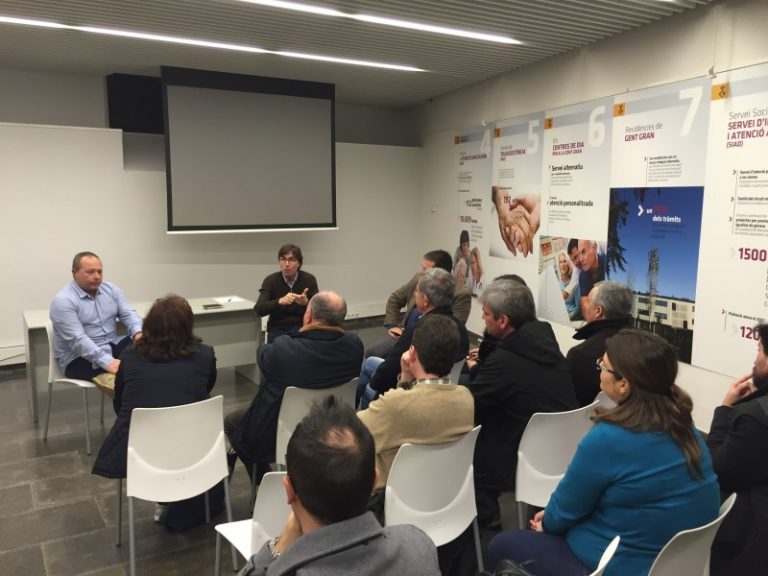 Tècnics de l’Ajuntament de Lisboa coneixen el sistema de recollida d’escombraries local