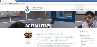 L’alcalde Xavier Fonollosa estrena espai web amb l’objectiu d’apropar-se més al ciutadà
