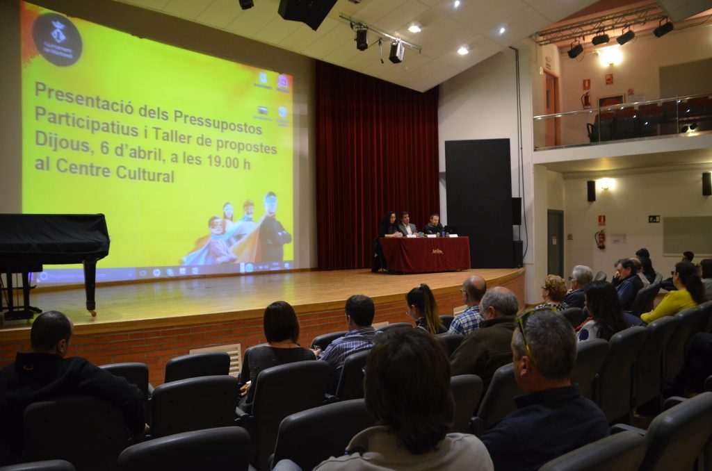 Presentació Pressupostos Participatius