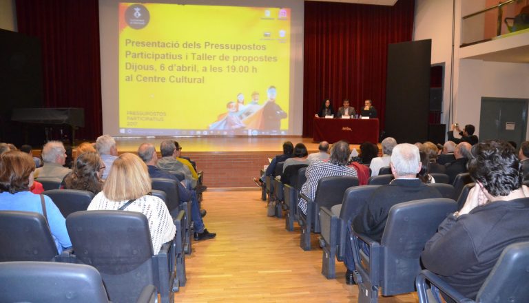 Els martorellencs escolliran, per primer cop, el destí d’una part del pressupost municipal