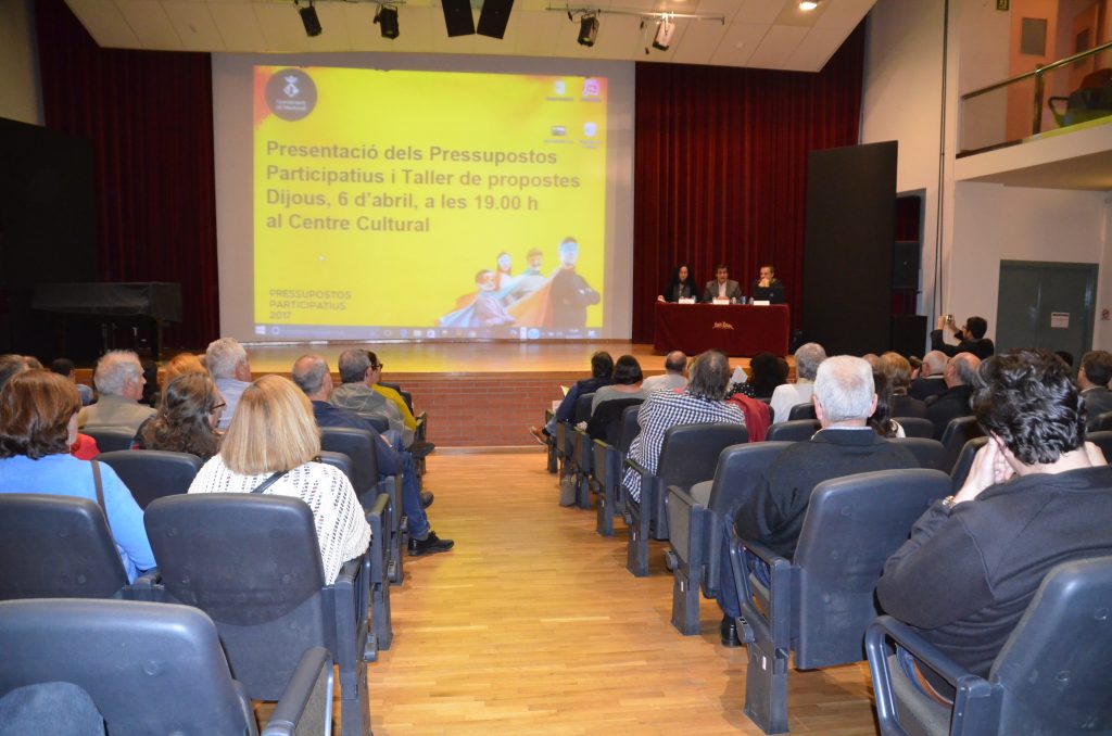 Presentació Pressupostos Participatius